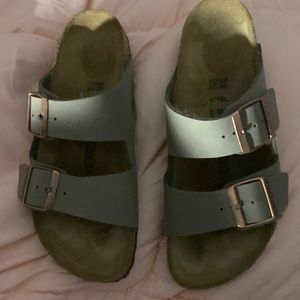 Grey size 38 birkenstocks